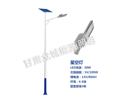 囊谦爆款太阳能路灯